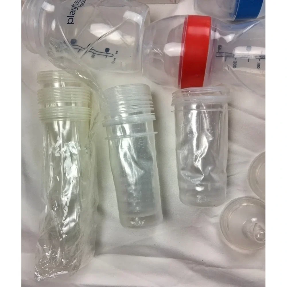 Playtex Dr. Seuss Baby Anti-Colic Nurser Drop In Bottles Lot Liners Unisex 4 8